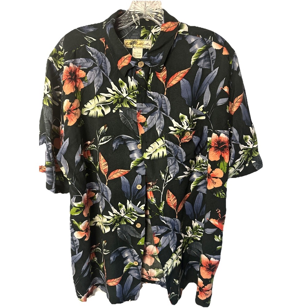 Joe Marlin Large Hawaiian Shirt